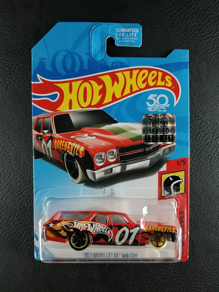 Hot Wheels - '70 Chevelle SS Wagon (Red) [Factory Sealed 2018 Set]