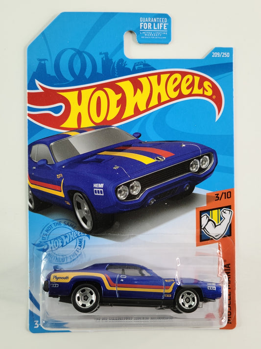 Hot Wheels - '71 Plymouth Road Runner (Blue)