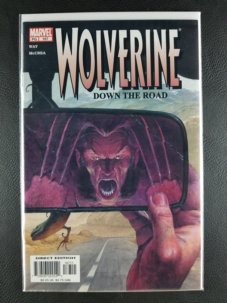 Wolverine [1st Series] #187 (Marvel, May 2003)