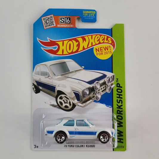 Hot Wheels - '70 Ford Escort RS1600 (White)