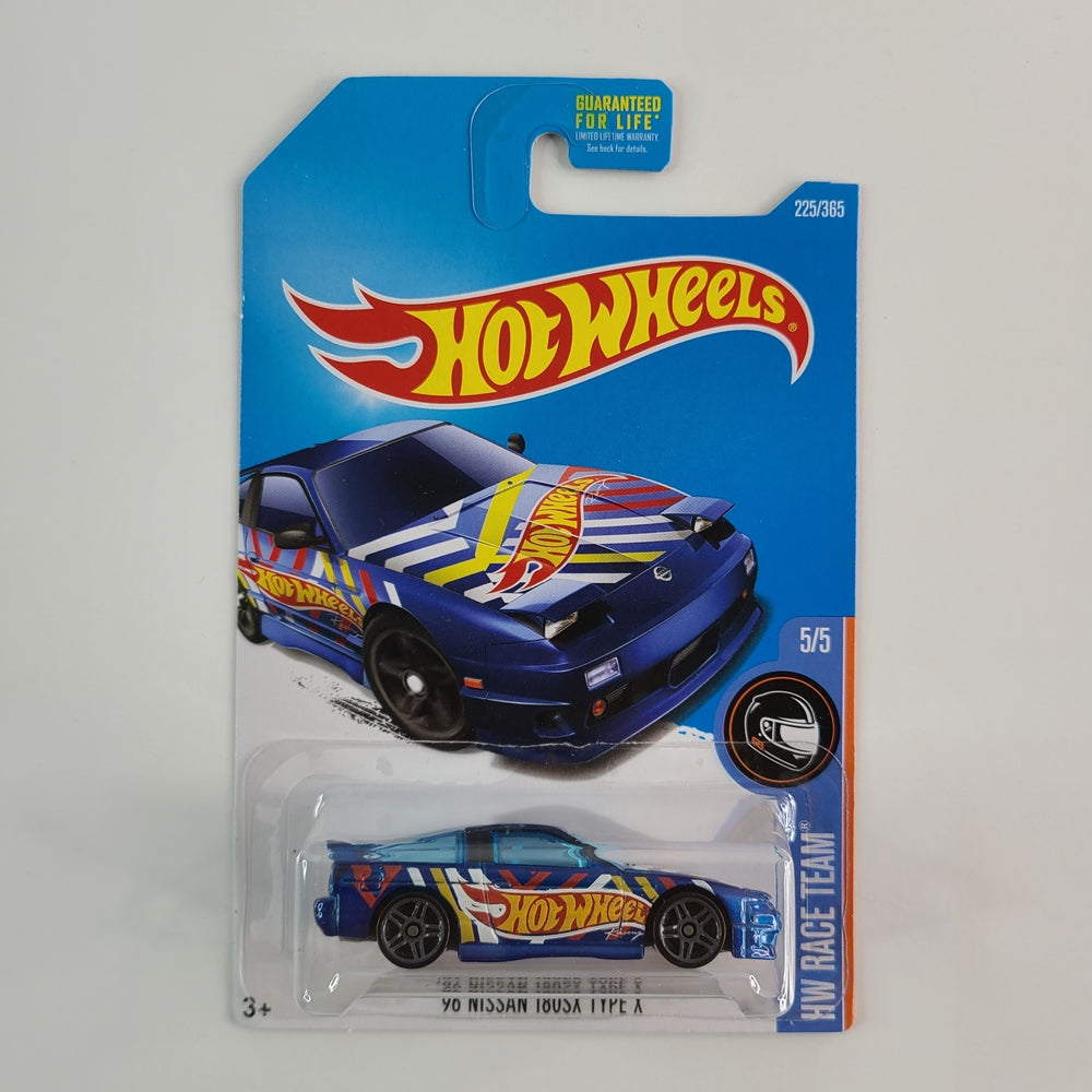 Hot Wheels - '96 Nissan 180SX Type X (Blue) [HW Race Team Mini Collection (2017) - 5/5]