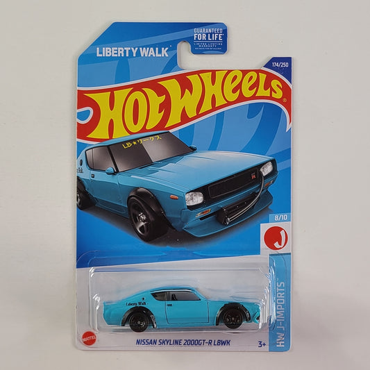 Hot Wheels - Nissan Skyline 2000GT-R LBWK (Sky Blue)