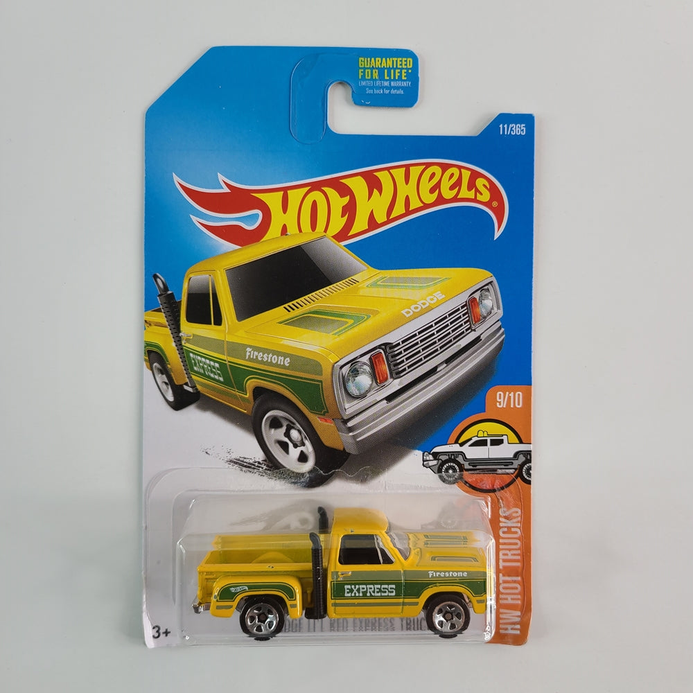 Hot Wheels - 1978 Dodge Li'l Red Express Truck (Dark Yellow) [HW Hot Trucks Mini Collection (2017) - 9/10]