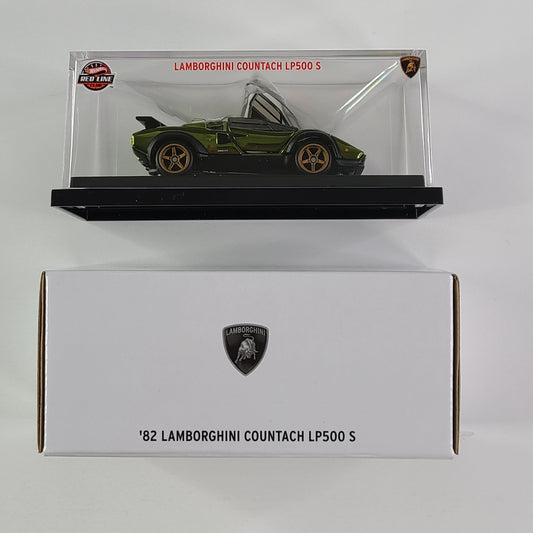 Hot Wheels - '82 Lamborghini Countach LP500 S (Spectraflame Olive) [2022 RLC Exclusive]