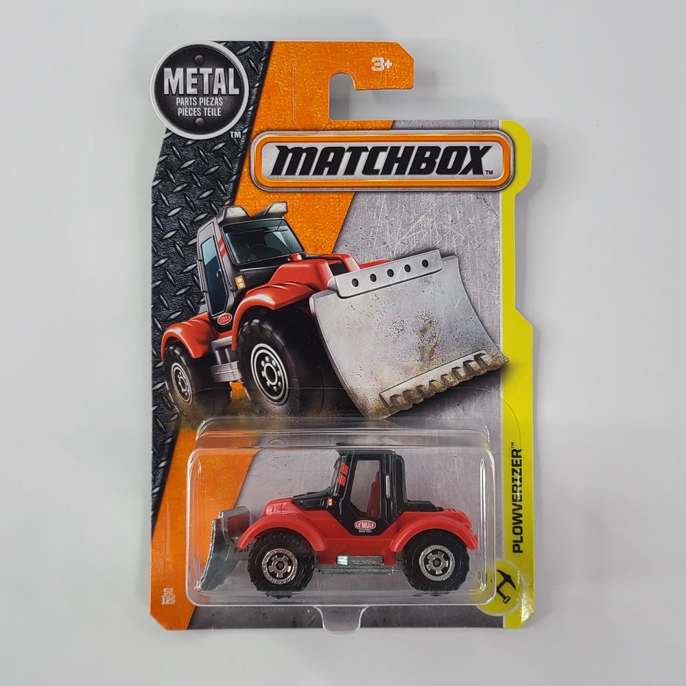 Matchbox - Plowverizer (Red and Black) [1-125 Series (2017), MBX Construction - 52/125]