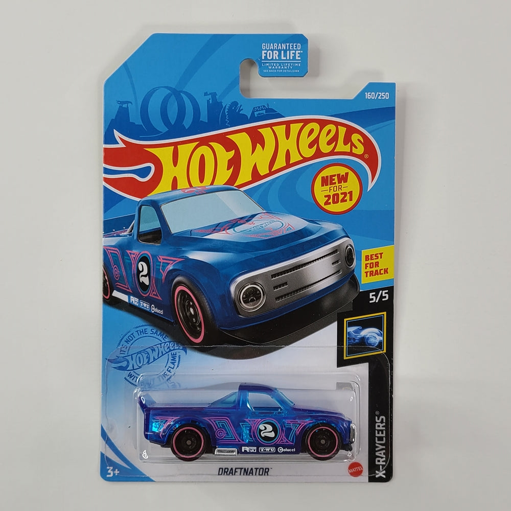 Hot Wheels - Draftnator (Clear Blue) [X-Raycers Mini Collection (2021) - 5/5] [New for 2021]