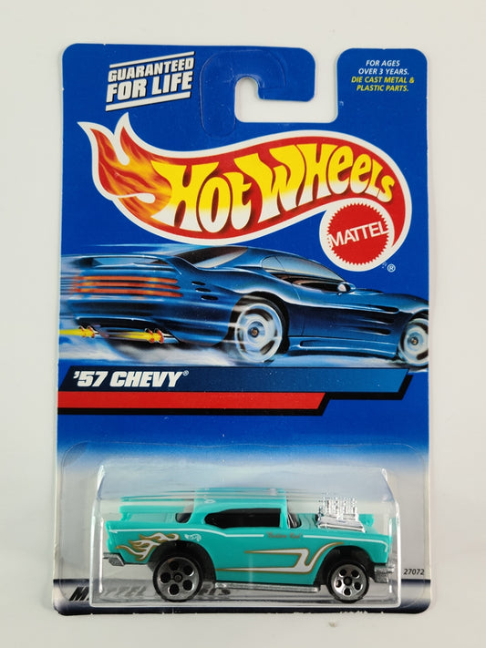 Hot Wheels - '57 Chevy (Exposed Engine) (Turquoise)