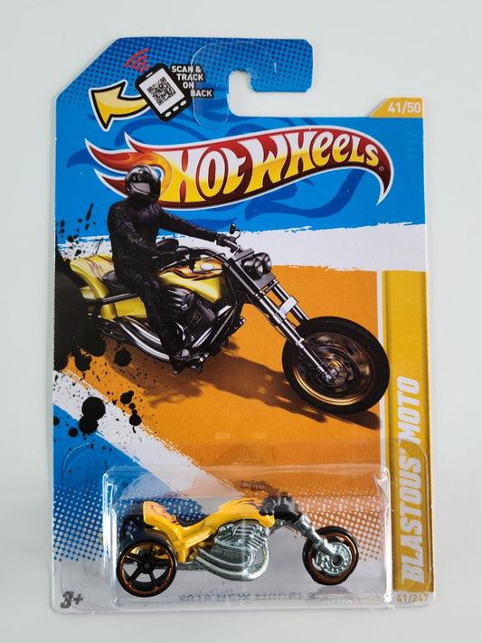 Hot Wheels - Blastous Moto (Yellow) [2012 New Models - 41/50]