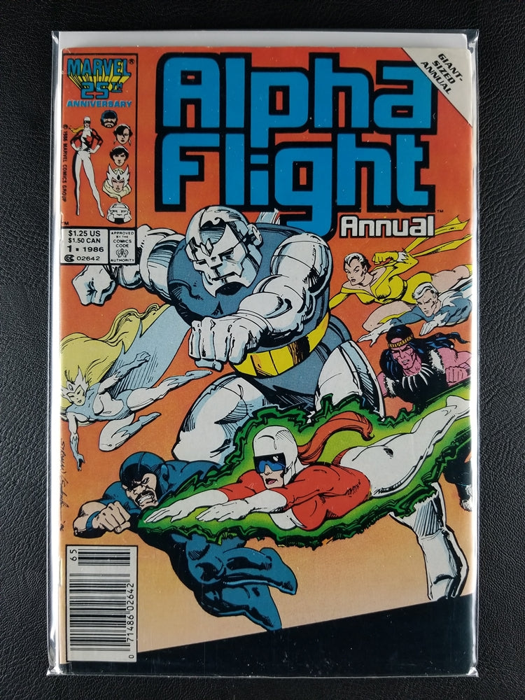 Alpha Flight Annual #1 (Marvel, September 1986)