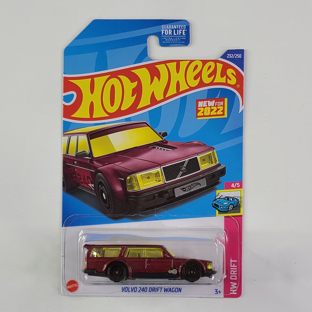 Hot Wheels - Volvo 240 Drift Wagon (Oxblood)