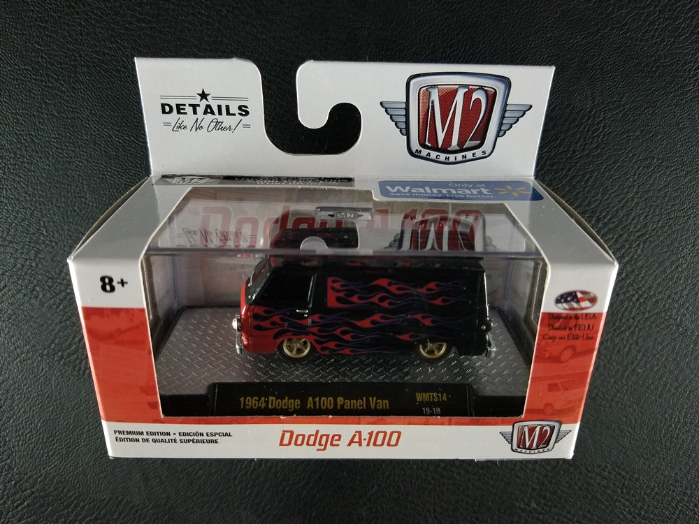 M2 - 1964 Dodge A100 Panel Van (Black) [Ltd. Ed. - 1 of 7800] [Walmart Exclusive]