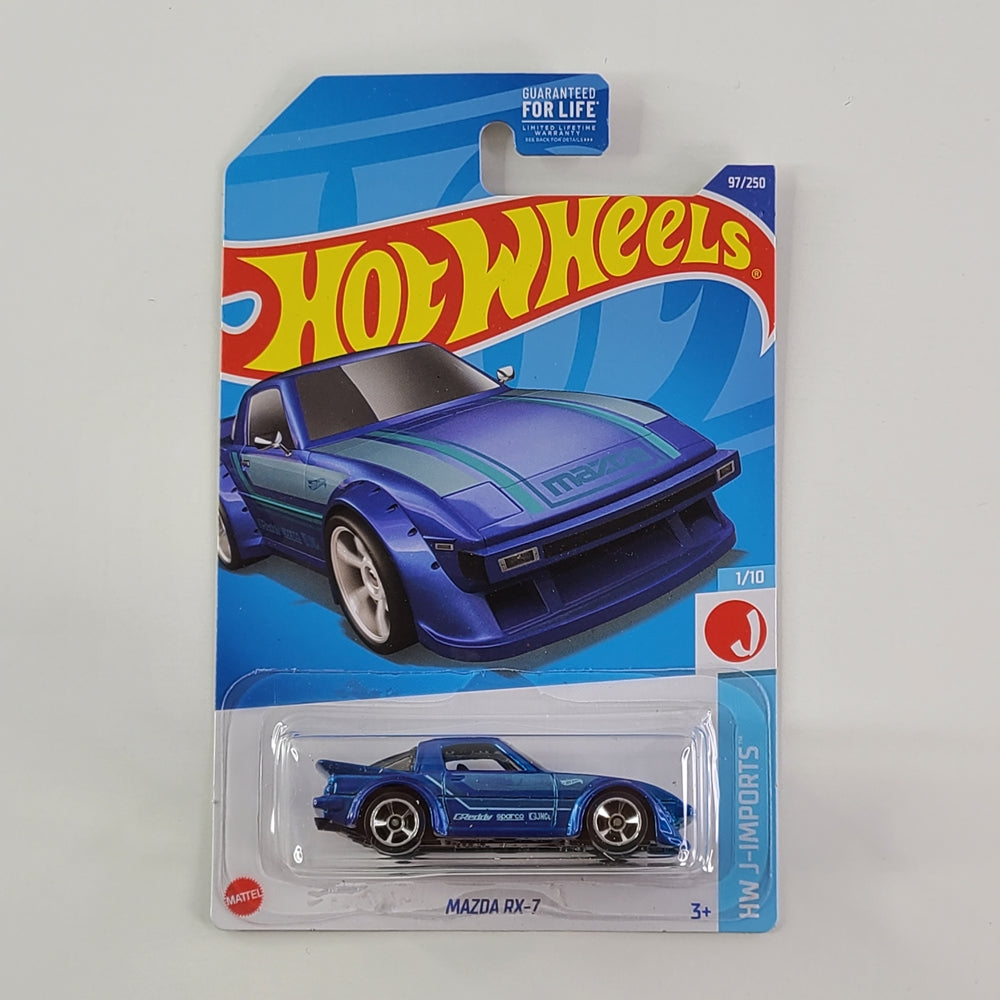 Hot Wheels - Mazda RX-7 (Medium Blue)