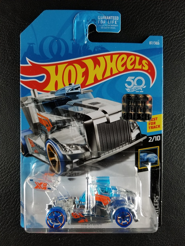 Hot Wheels - Rig Storm (Silver) [Factory Sealed 2018 Set]