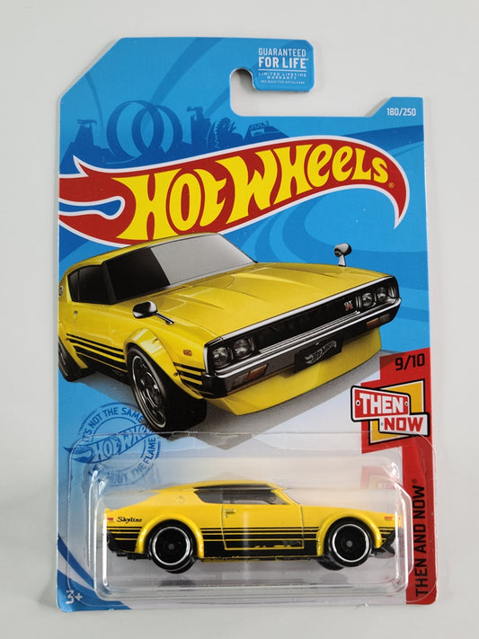 Hot Wheels - Nissan Skyline 2000 GT-R (Yellow) [9/10 - 2021 Then and Now Mini]