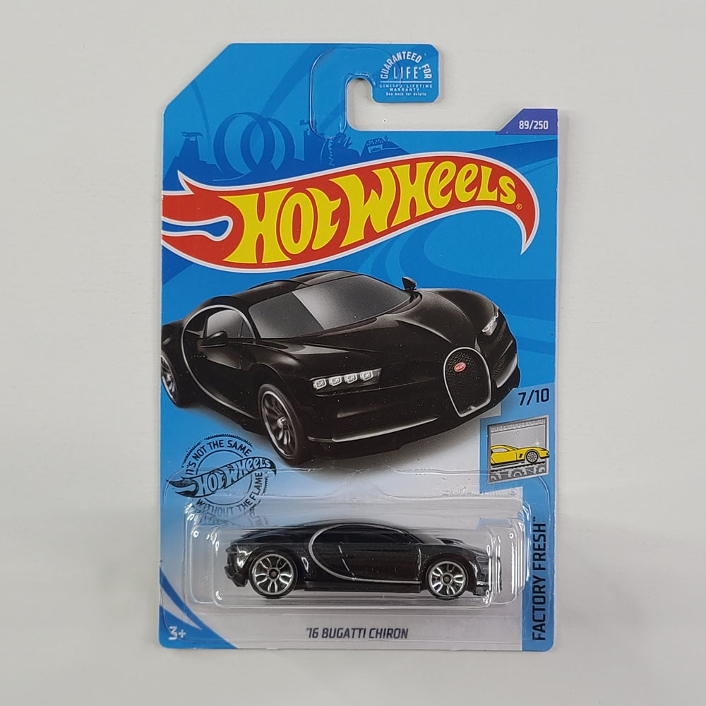 Hot Wheels - '16 Bugatti Chiron (Metalflake Black)