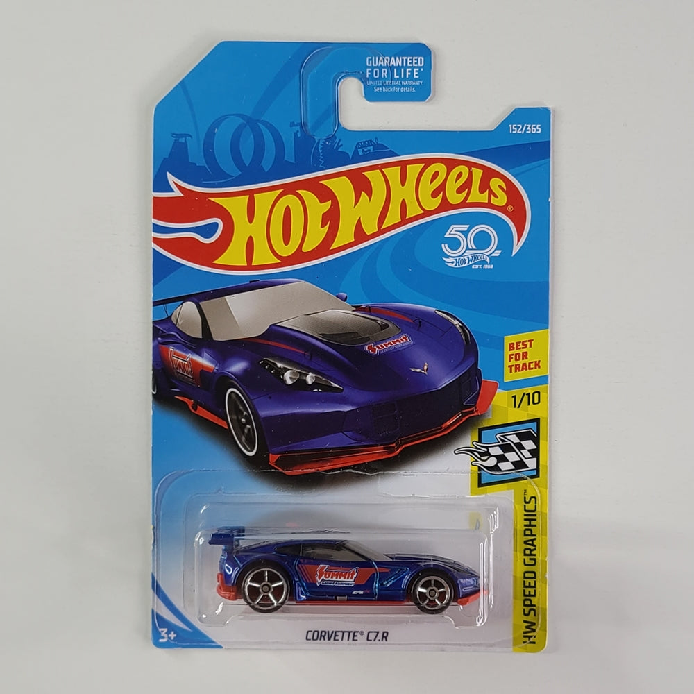 Hot Wheels - Corvette C7.R (Blue)