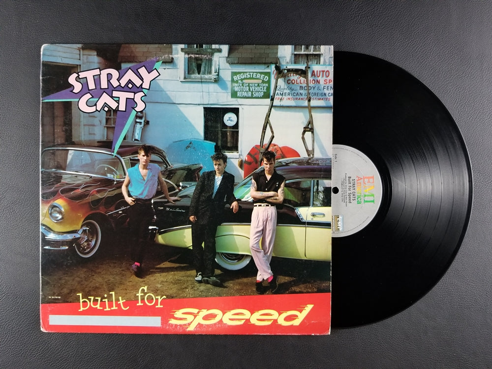 Stray Cats - Built For Speed (1982, LP)