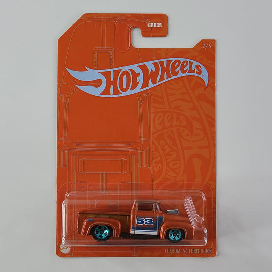 Hot Wheels - Custom '56 Ford Truck (Metalflake Orange)