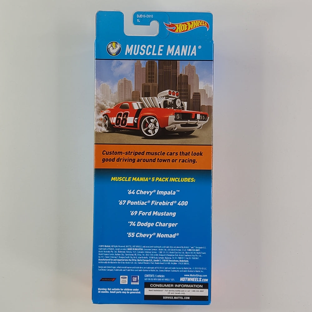 Hot Wheels - Muscle Mania 5-Pack (2016)