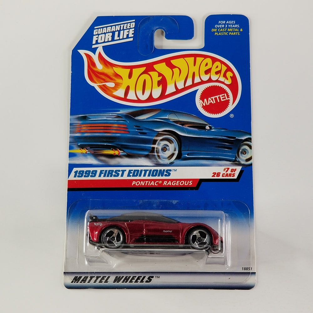 Hot Wheels - Pontiac Rageous (Metalflake Red)