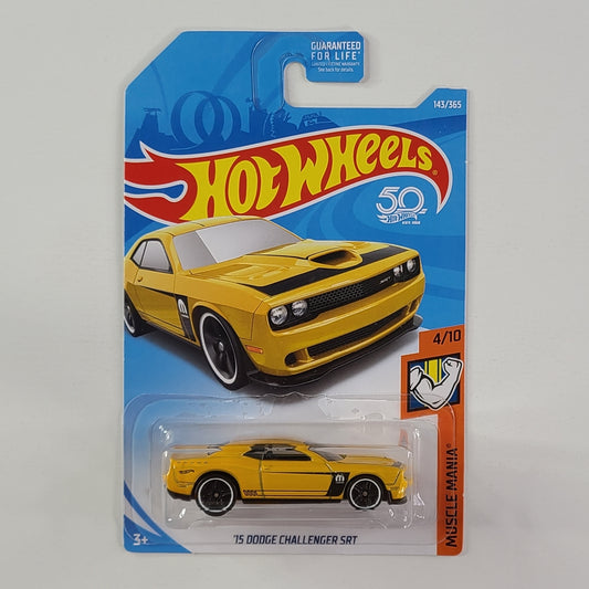 Hot Wheels - '15 Dodge Challenger SRT (Yellow)