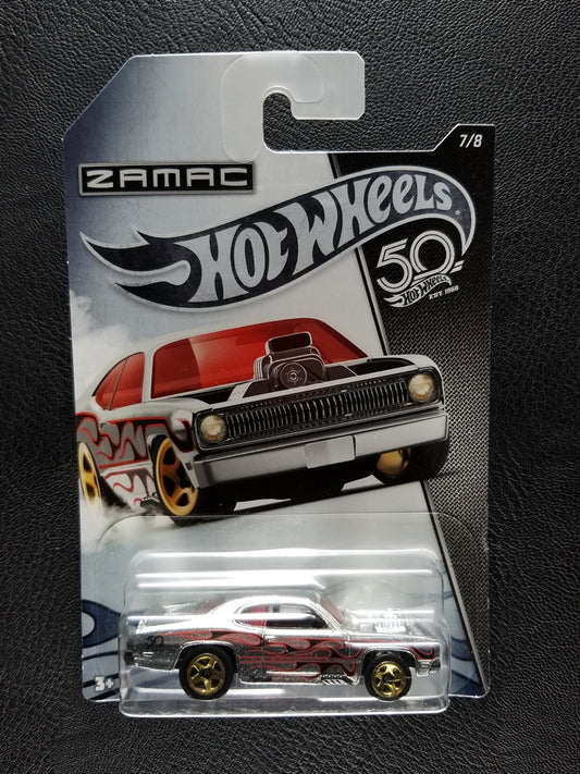 Hot Wheels - Plymouth Duster Thruster (ZAMAC) [7/8 - 2018 HW 50th Zamac Flames]