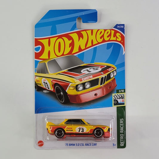 Hot Wheels - '73 BMW 3.0 CSL Race Car (Yellow)