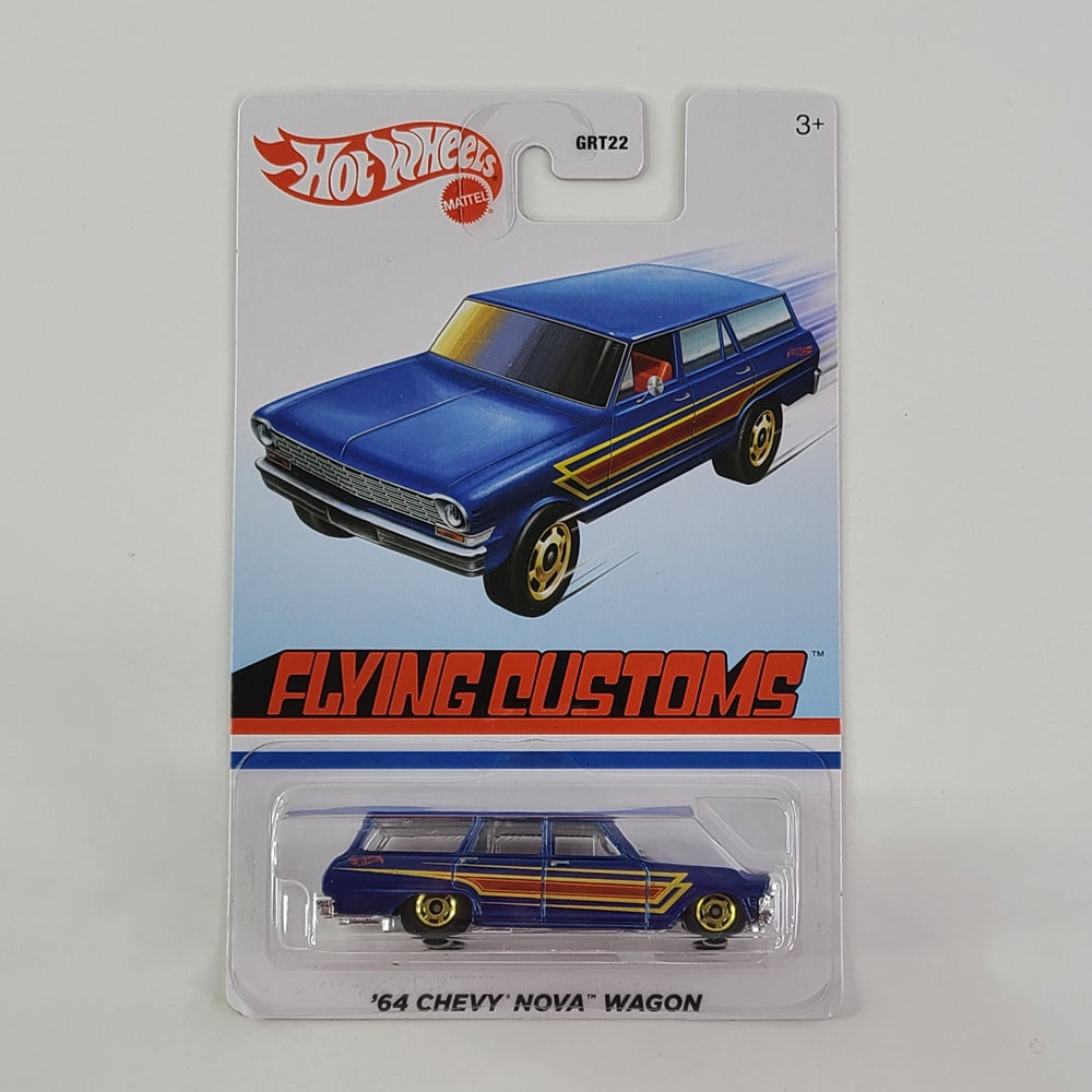 Hot Wheels - '64 Chevy Nova Wagon (Navy Blue)