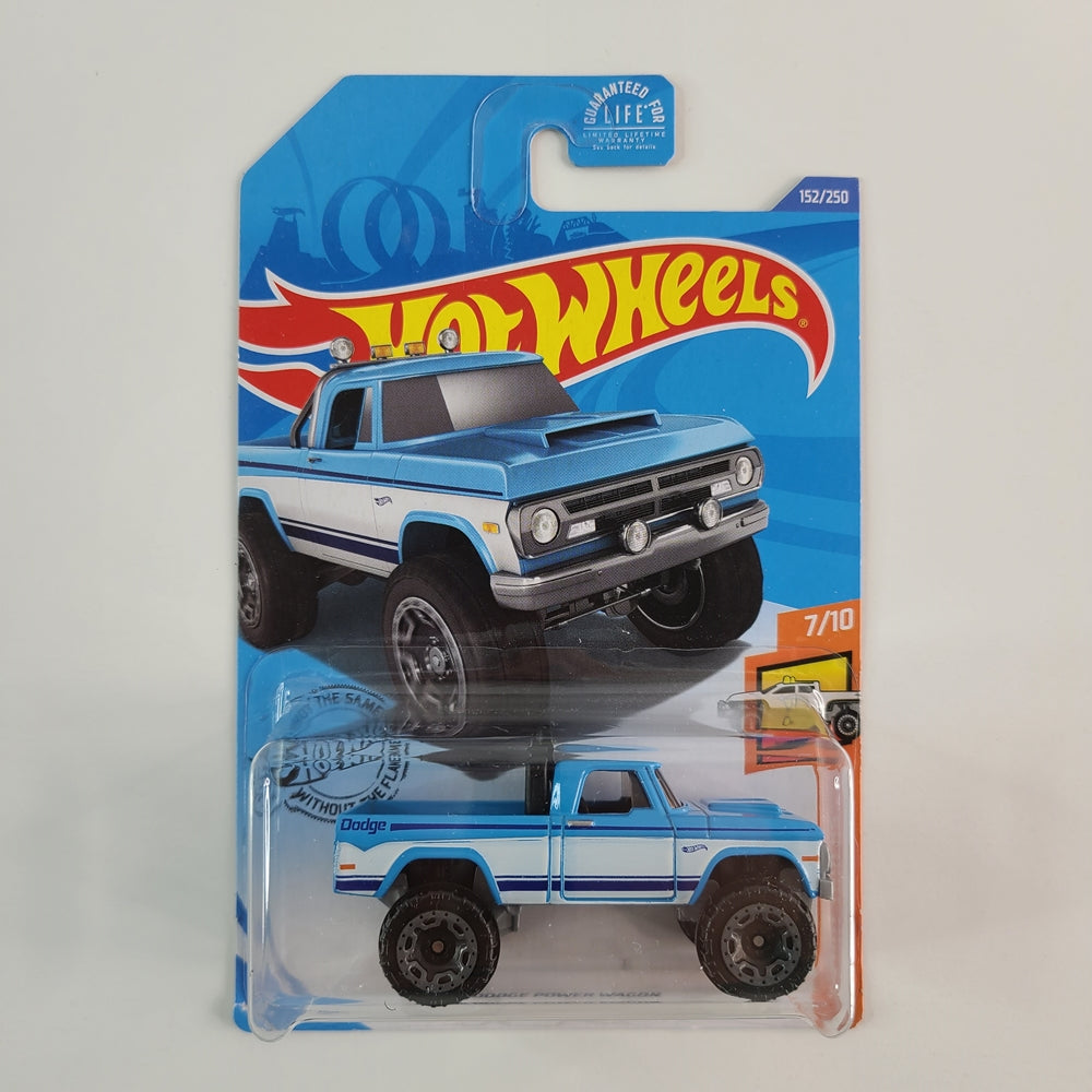 Hot Wheels - '70 Dodge Power Wagon (Light Blue)