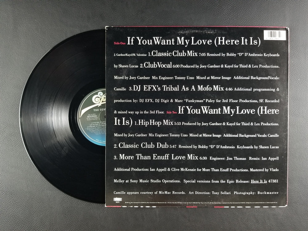 The Cover Girls - If You Want My Love (Here It Is) (1992, 12'' Single)