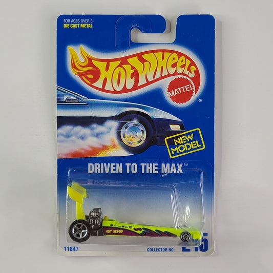 Hot Wheels - Driven to the Max (Bright Yellow-Green)