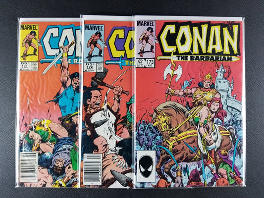 Conan the Barbarian #171-173 Set (Marvel, 1985)