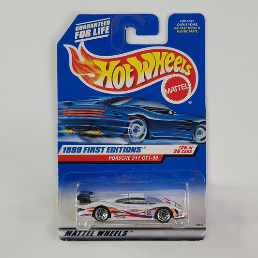 Hot Wheels - Porsche 911 GT1-98 (White)