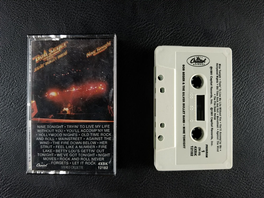 Bob Seger & The Silver Bullet Band - Nine Tonight (1981, Cassette)