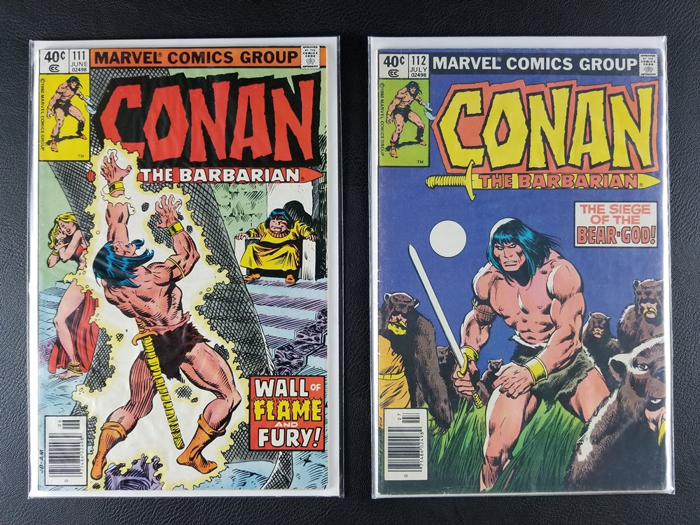 Conan the Barbarian #111-114 Set (Marvel, 1980)