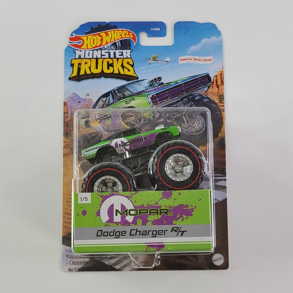 Hot Wheels Monster Trucks - Dodge Charger R/T (Green)