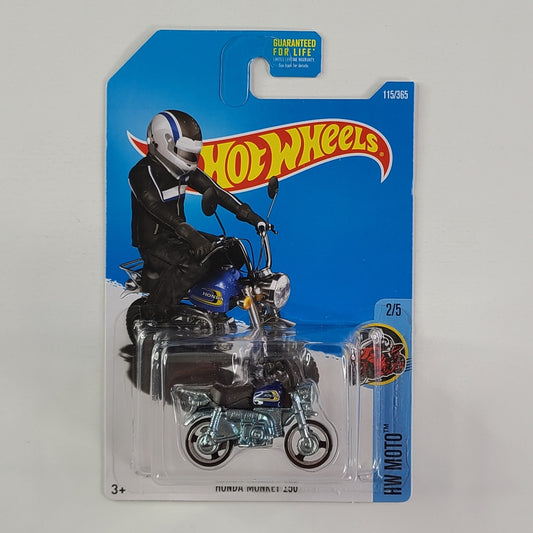 Hot Wheels - Honda Monkey Z50 (Metalflake Dark Blue)