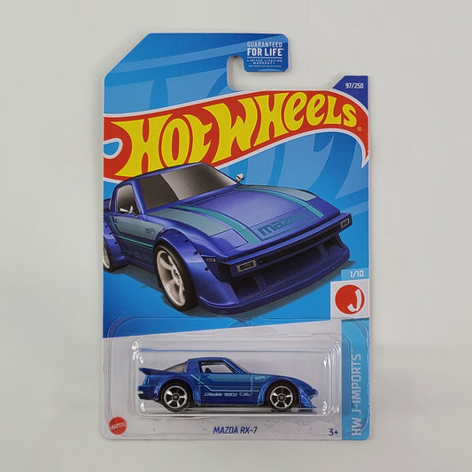 Hot Wheels - Mazda RX-7 (Medium Blue)