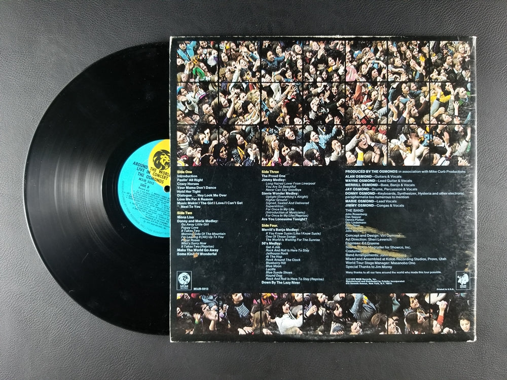 The Osmonds - Around the World - Live in Concert (1975, 2xLP)