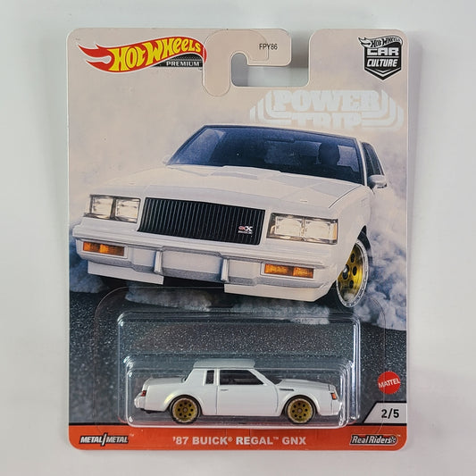 Hot Wheels Premium Real Riders - '87 Buick Regal GNX (White Pearl)