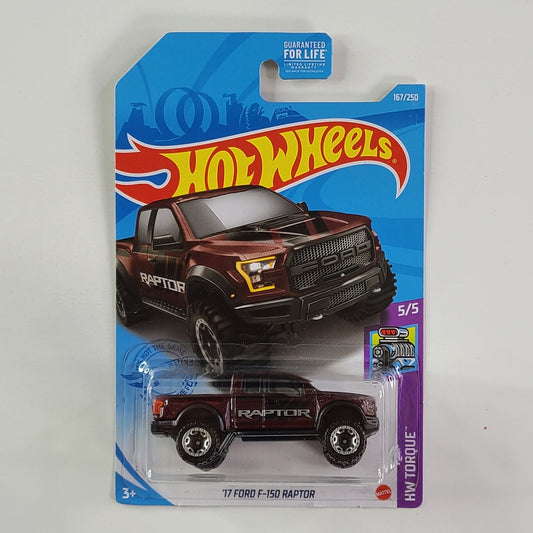 Hot Wheels - '17 Ford F-150 Raptor (Red-Brown)