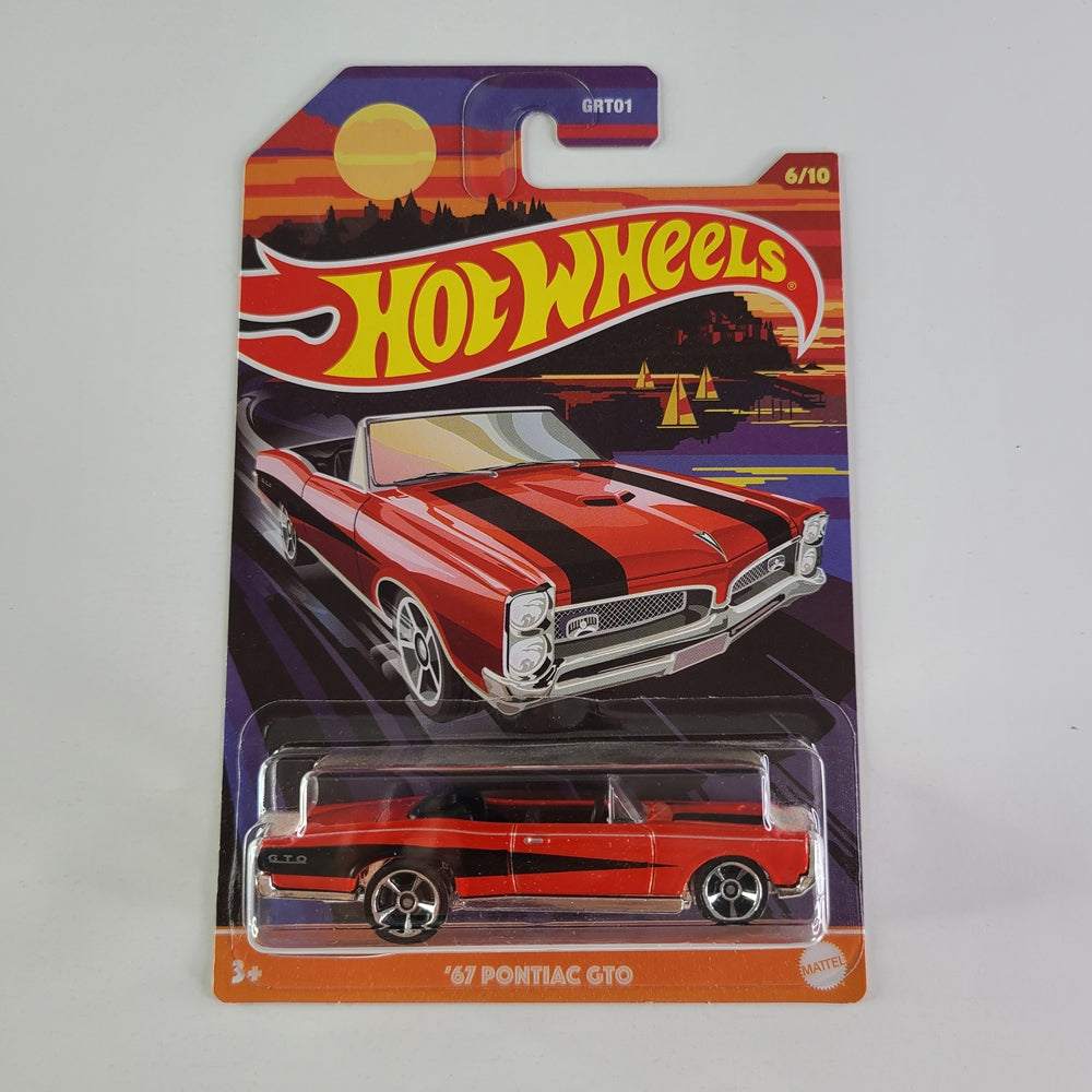Hot Wheels - '69 Pontiac GTO (Red) [Walmart Exclusive]