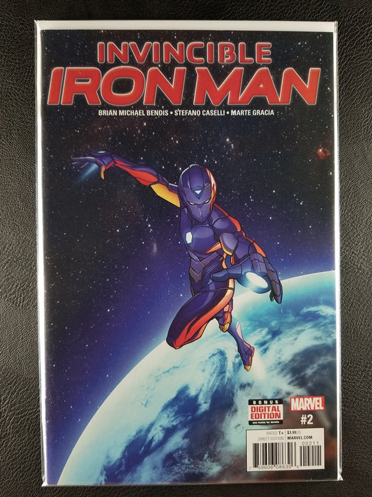 Invincible Iron Man [3rd Series] #2A (Marvel, February 2017)