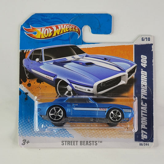 Hot Wheels - '67 Pontiac Firebird 400 (Blue) [Short Card]