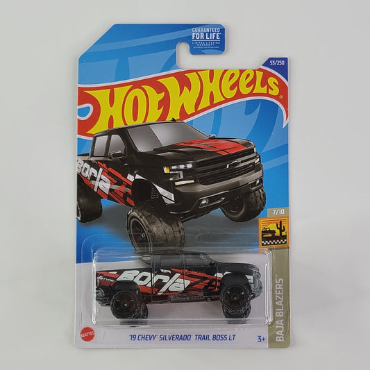 Hot Wheels - '19 Chevy Silverado Trail Boss LT (Black)