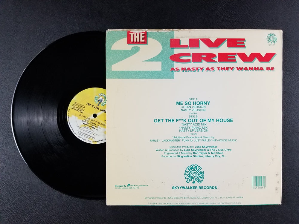 2 Live Crew - Me So Horny (1989, 12'' Single)