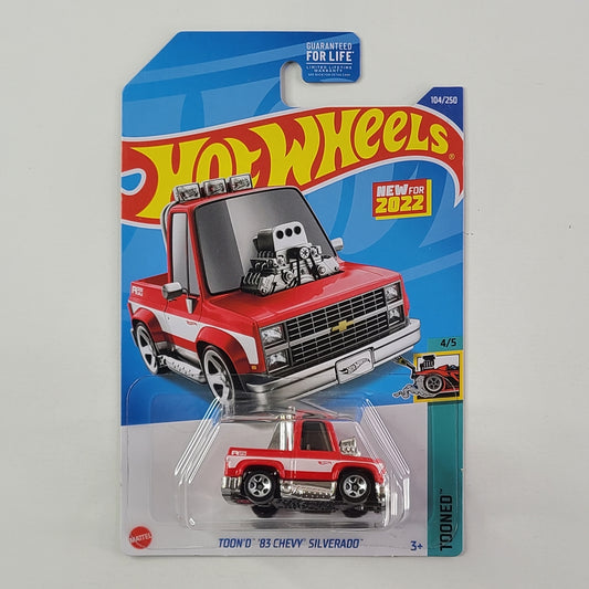 Hot Wheels - Toon'd '83 Chevy Silverado (Red)