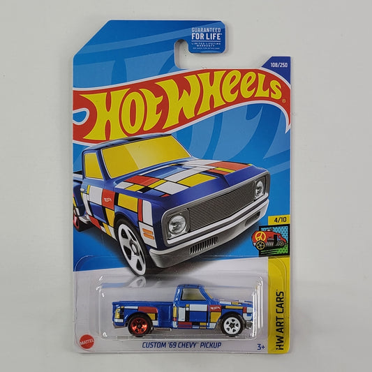 Hot Wheels - Custom '69 Chevy Pickup (Glossy Blue)