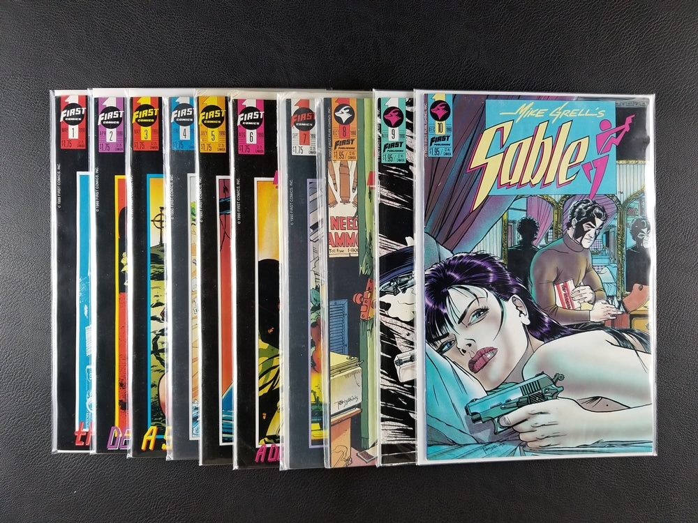 Mike Grell's Sable #1-10 Set (First Publishing, 1990)