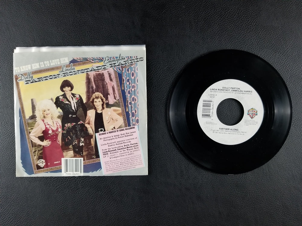 Dolly Parton, Linda Ronstadt, Emmylou Harris - To Know Him Is To Love Him (1987, 7'' Single)